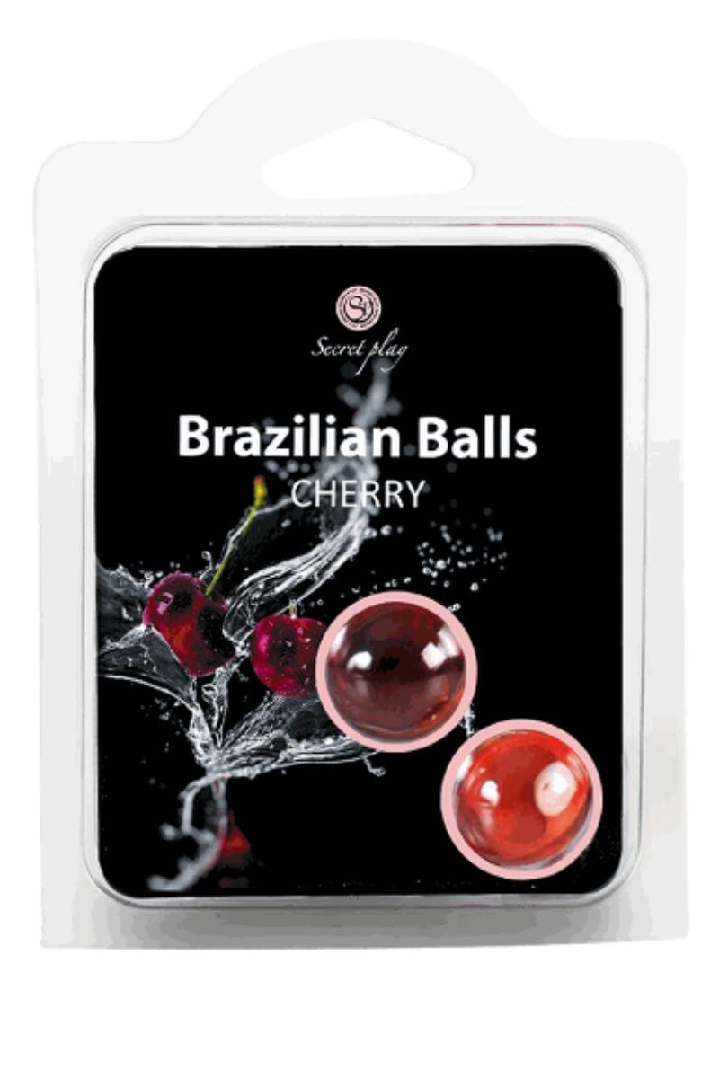 2 boules brésiliennes Brazilian Balls parfumé cerise - Secret play