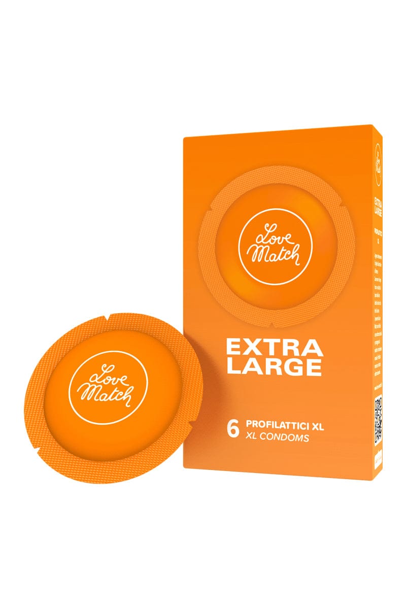 Boite de 6 préservatifs extra-large - Love Match
