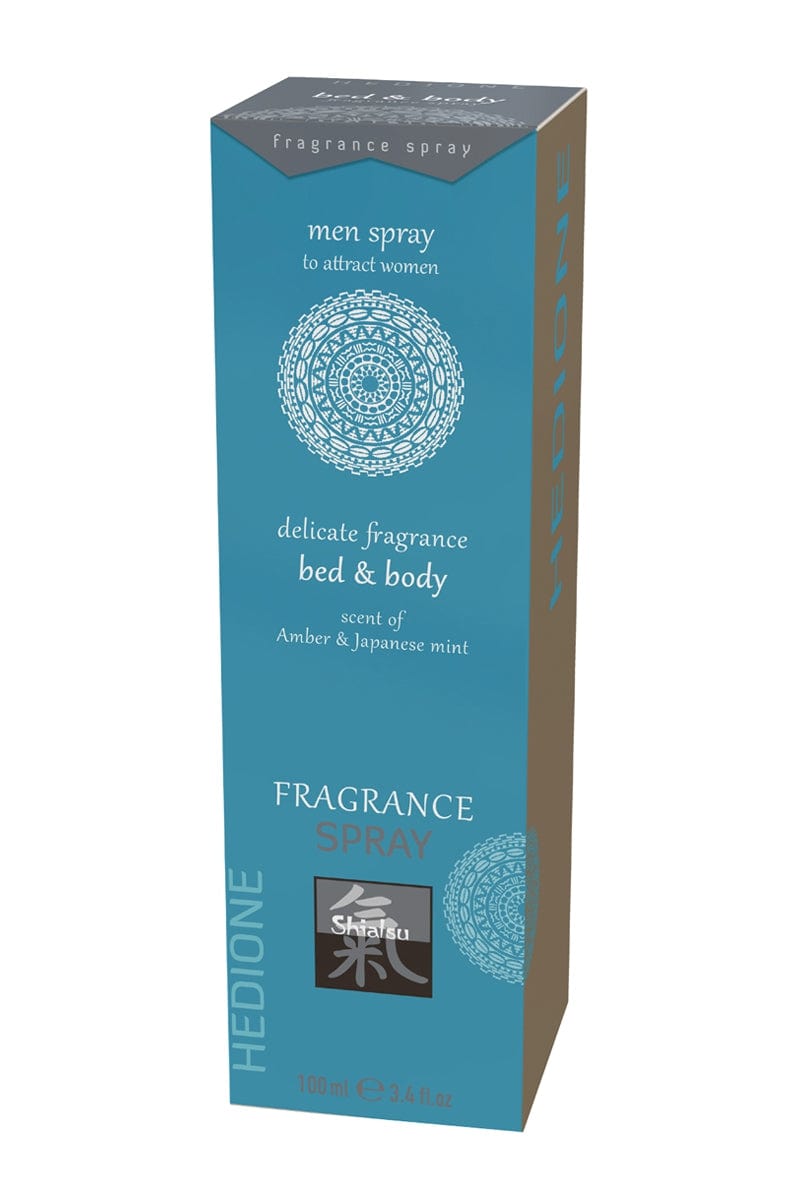Brume parfumé ambre et menthe aphrodisiaque pour hommes 100 ml - Shiatsu