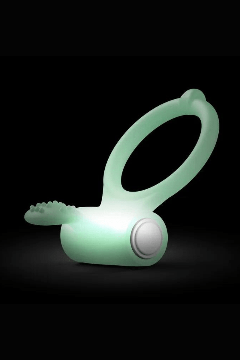 Cockring vibrant en silicone phosphorescent Power Clit Phospho - Dorcel