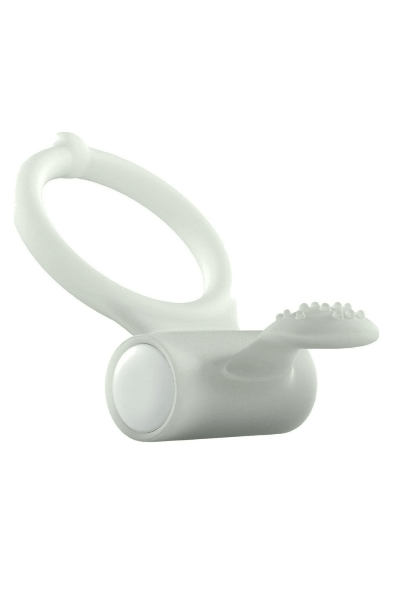 Cockring vibrant en silicone phosphorescent Power Clit Phospho - Dorcel