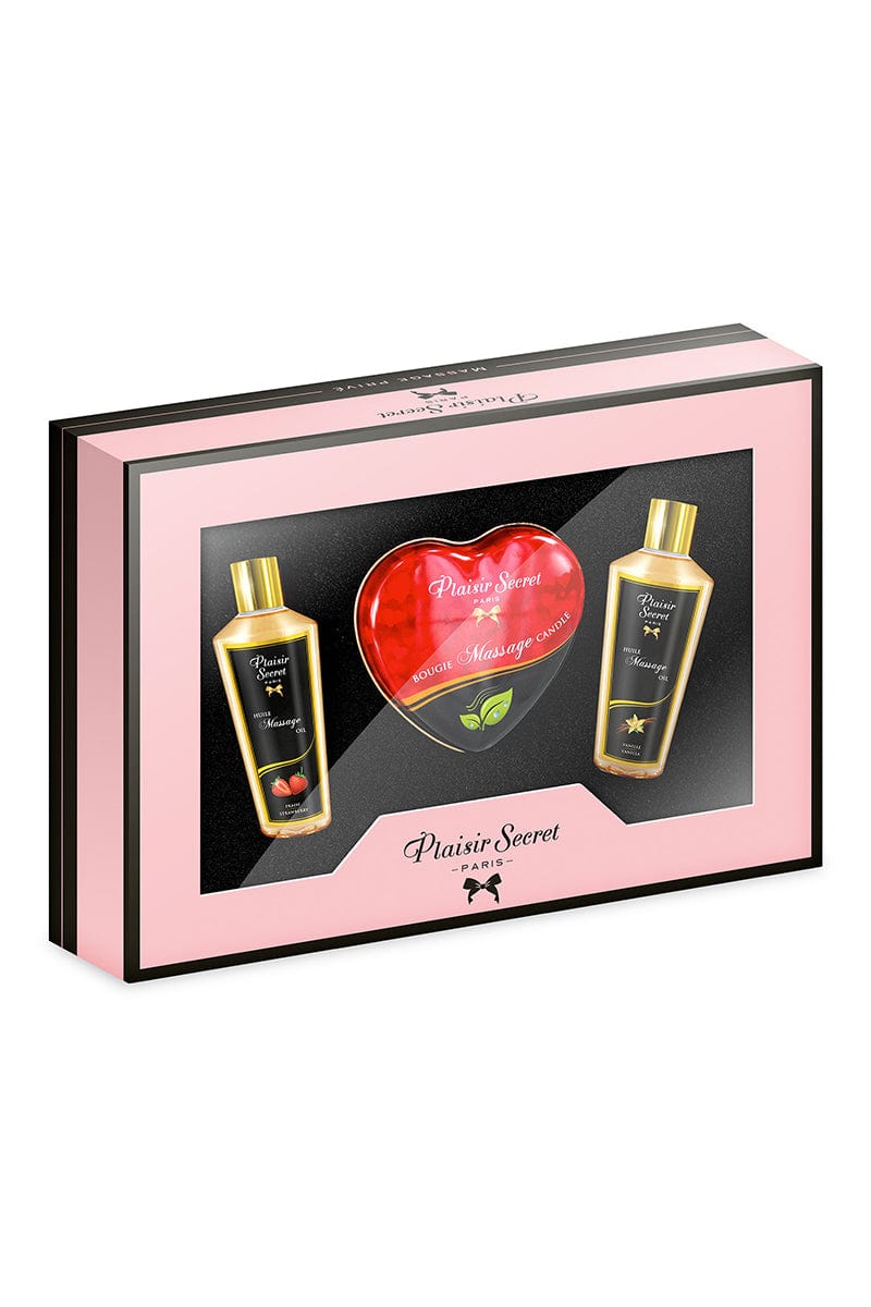 Coffret massage privé 3 accessoires - Plaisir Secret