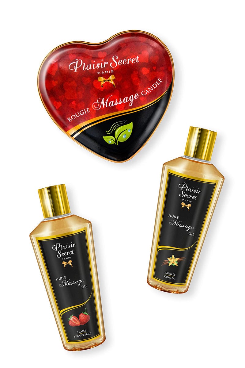 Coffret massage privé 3 accessoires - Plaisir Secret