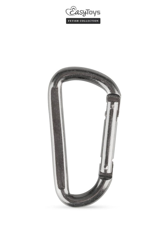 Fixation Clip Mousqueton en inox accessoire BDSM - Easytoys Fetish Collection