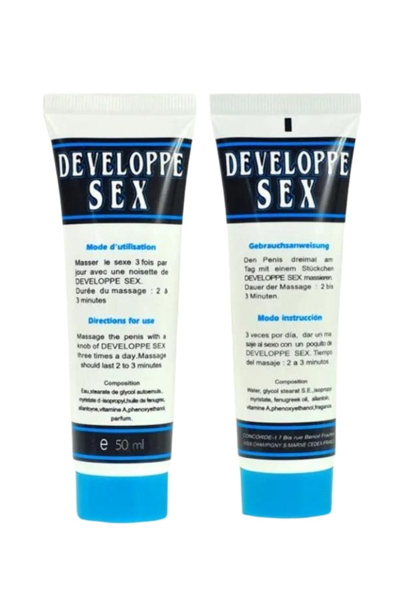 Gel de massage pour booster taille penis éphémère Developpe Sex - Aphro C.