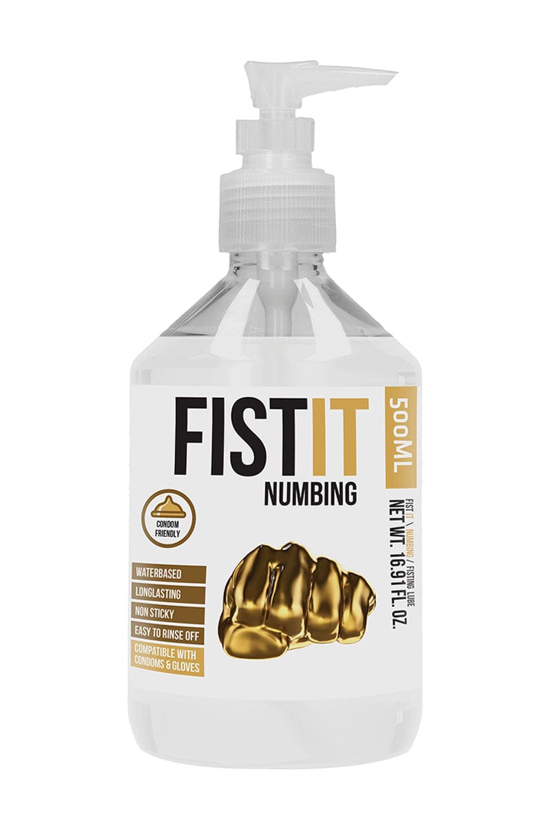 Gel lubrifiant intime insensibilisant à base d'eau 500ml - Fist It