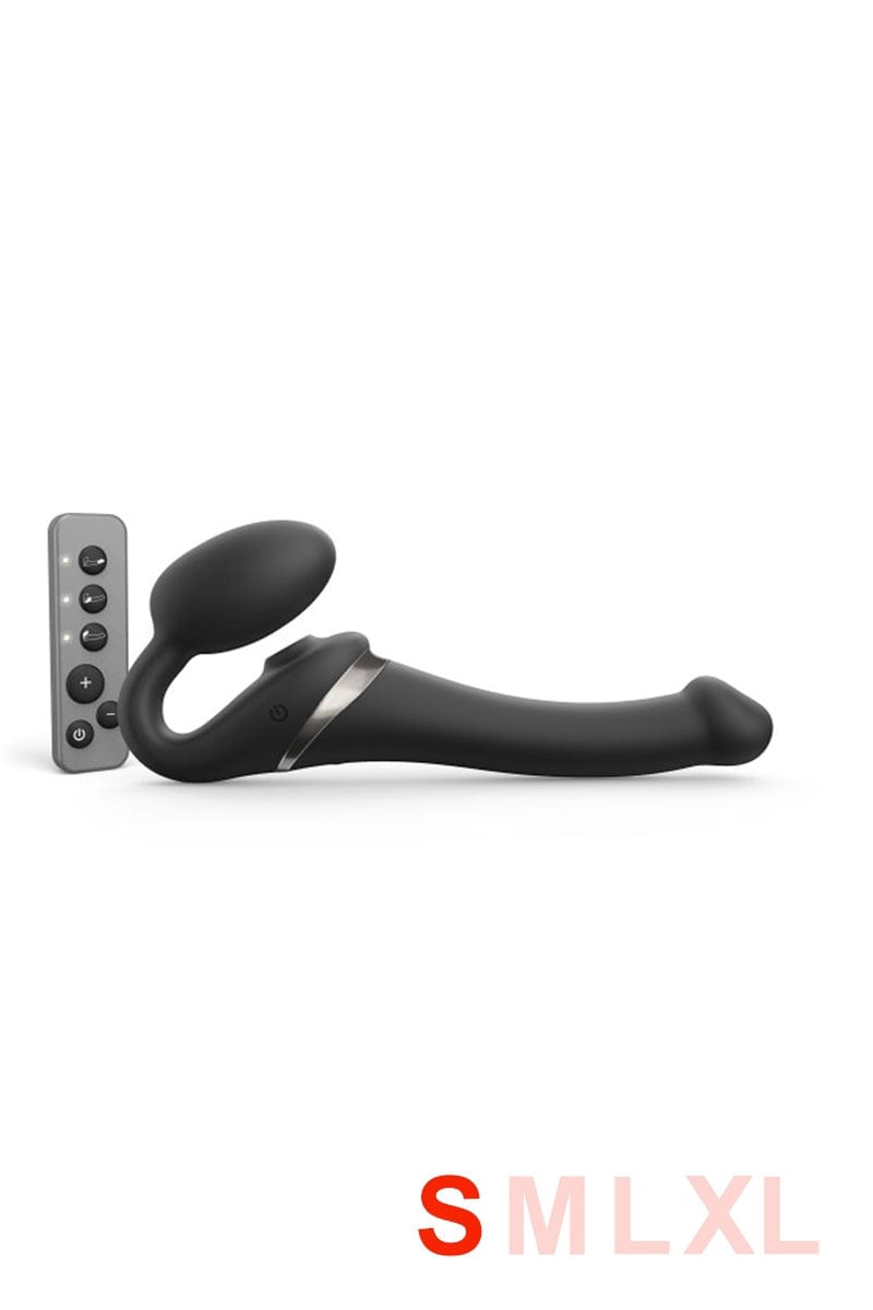 Gode ceinture anatomique Multi Orgasm Noir S - Strap-on-me