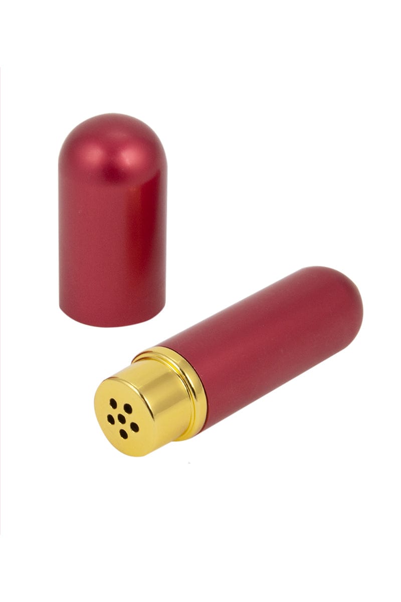 Inhalateur de poppers en aluminium rouge - Litolu