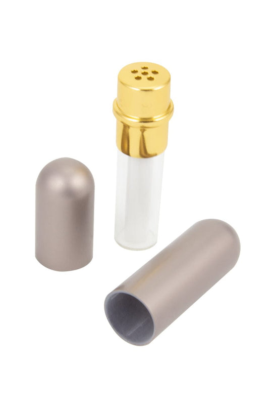 Inhalateur de poppers gris en aluminium - Litolu