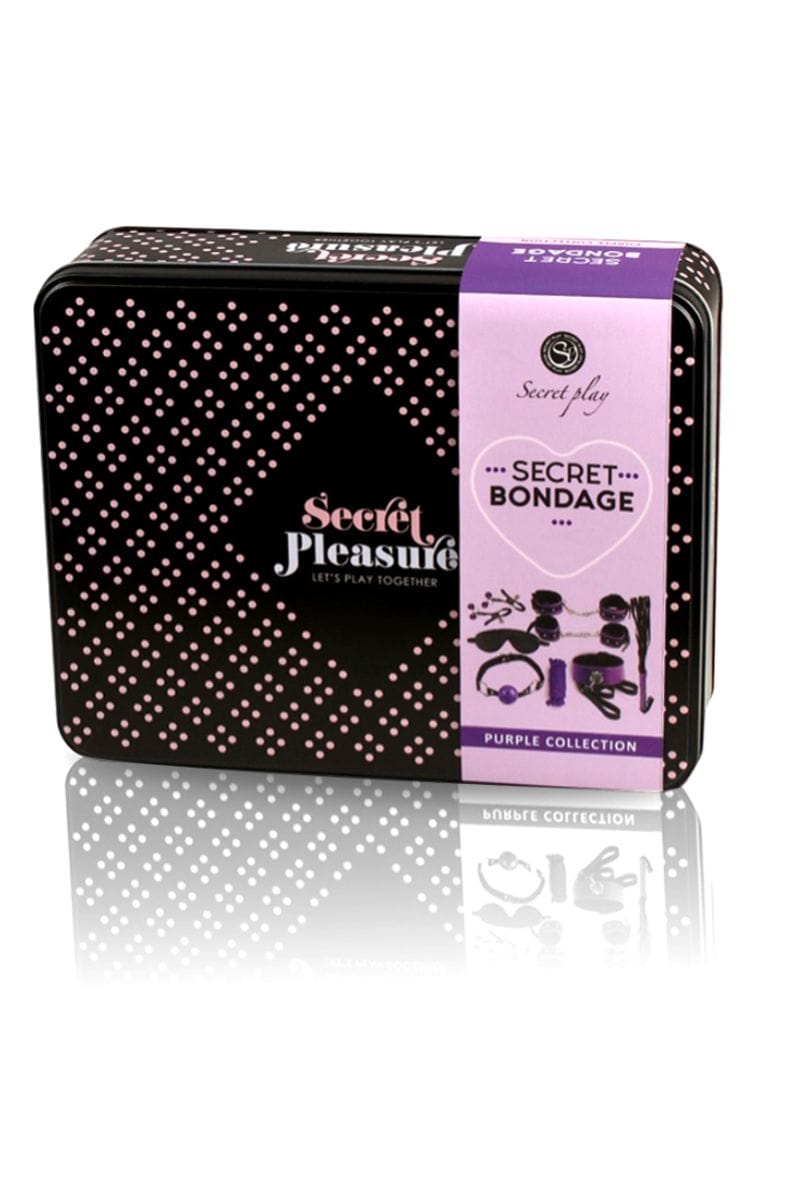 Kit 8 accessoires BDSM violet - Secret Play