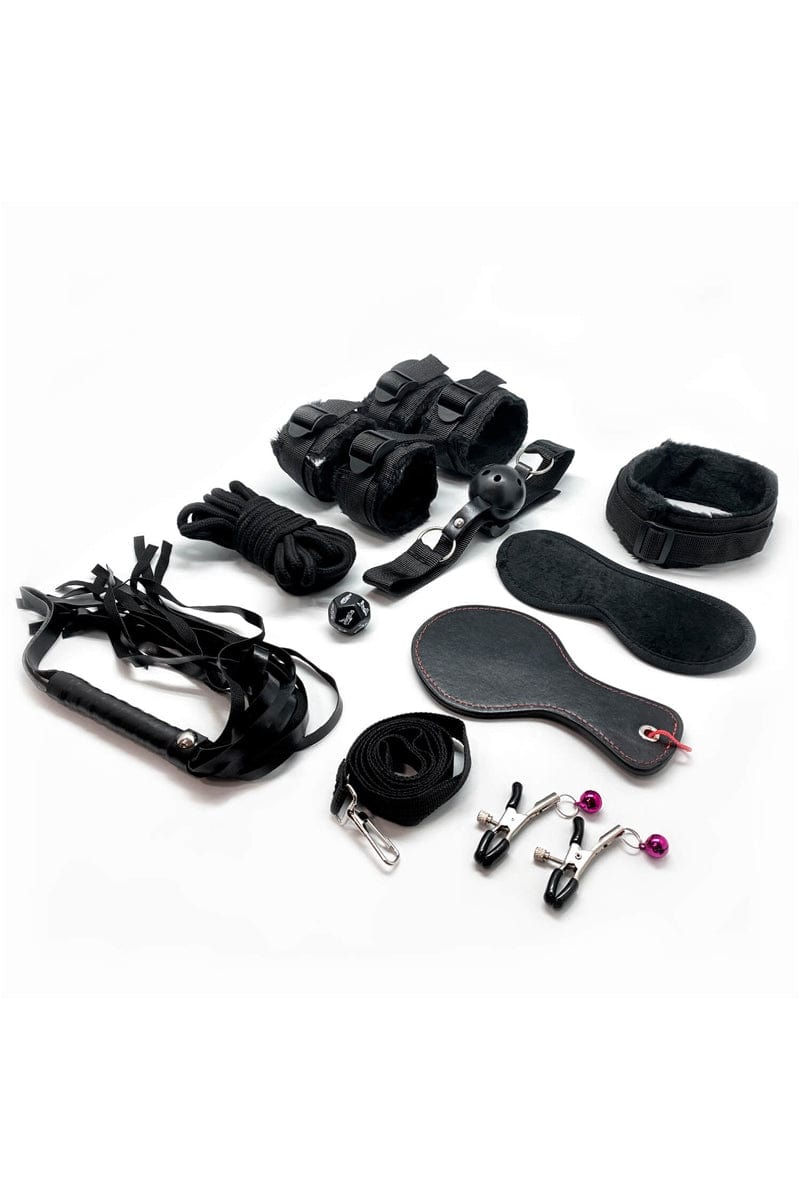 Kit accessoires BDSM Fury noir - Alive