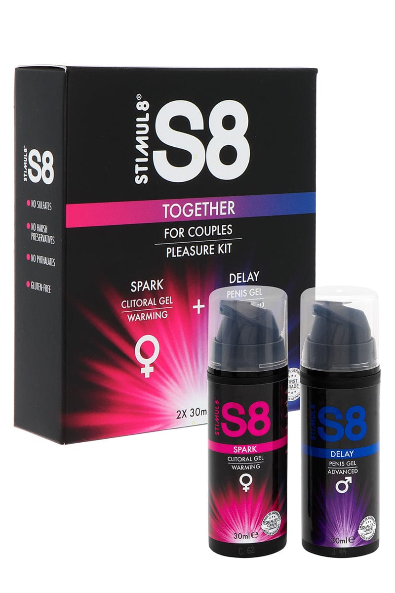 Kit plaisir pour couple 2 gels 30 ml - S8
