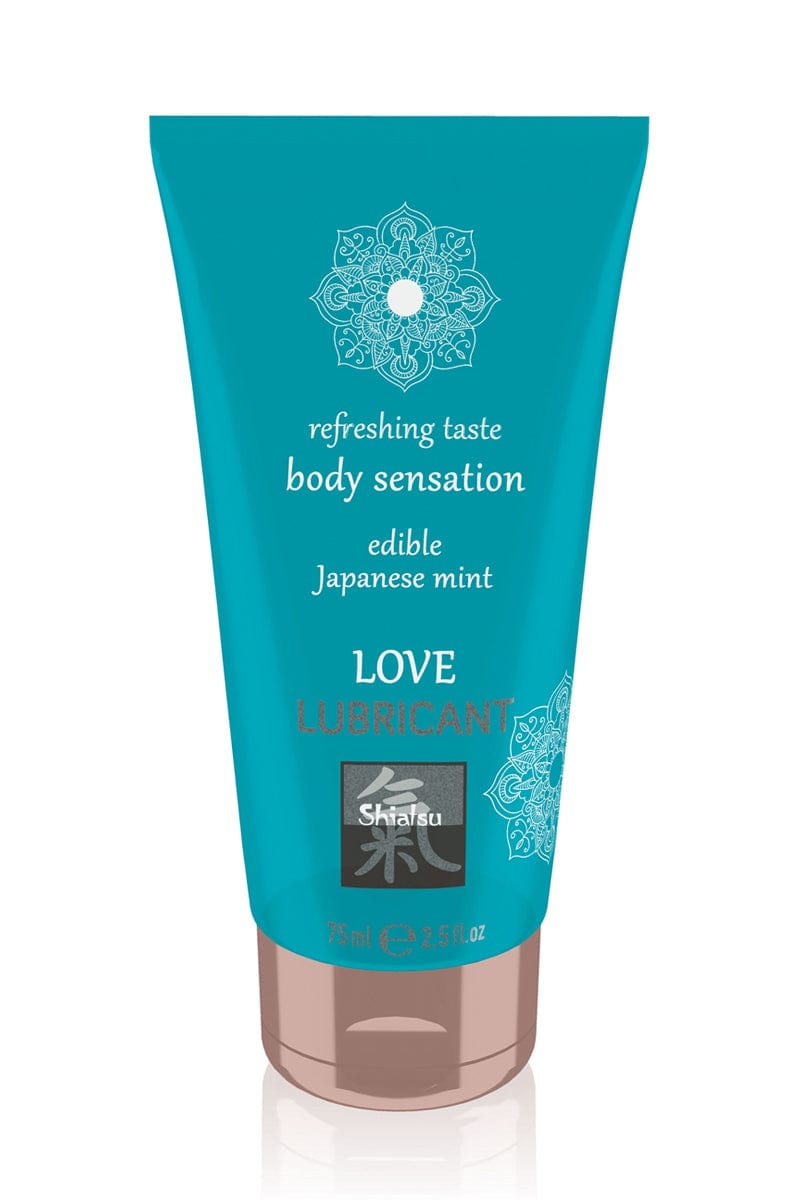 Lubrifiant comestible à base d'eau saveur menthe japonaise 75ml - Shiatsu