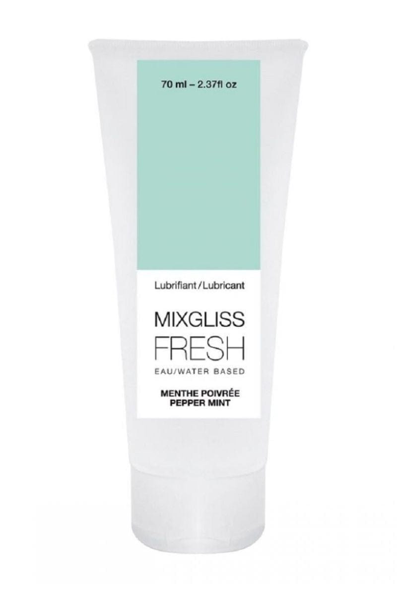Lubrifiant fabriqué en france à base d'eau menthe poivrée 70ml - Mixgliss
