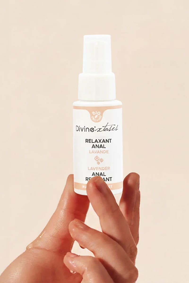 Lubrifiant intime bio relaxant pour pénétration anale douce 50ml - Divinextases