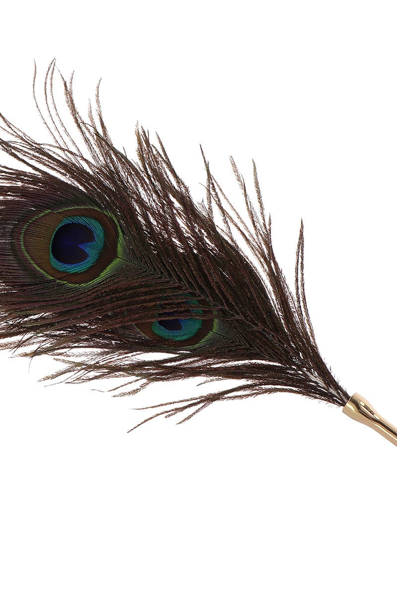 Luxueux plumeau à caresses Peacock Tickler - Taboom
