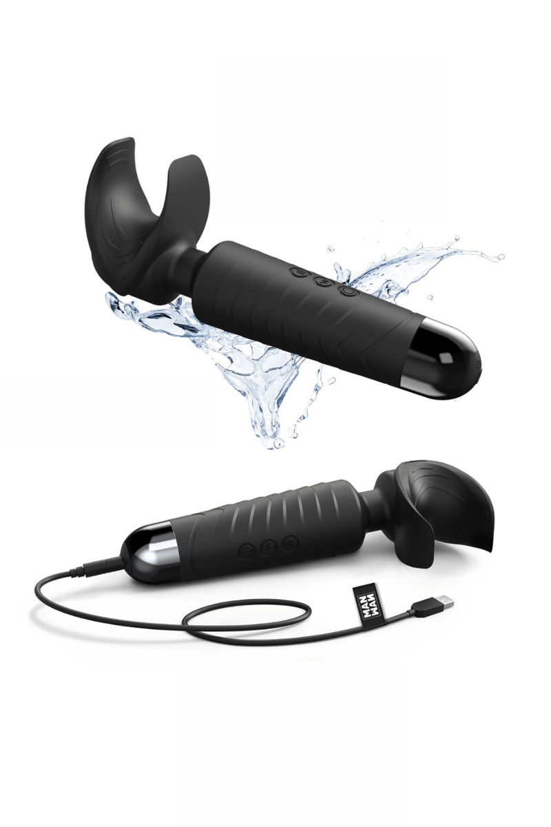 Masturbateur wand en silicone étanche moteur ultra puissant - ManWan
