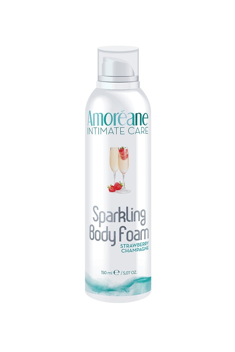 Mousse crépitante massage érotique vin pétillant Fraise 150ml - Amoréane