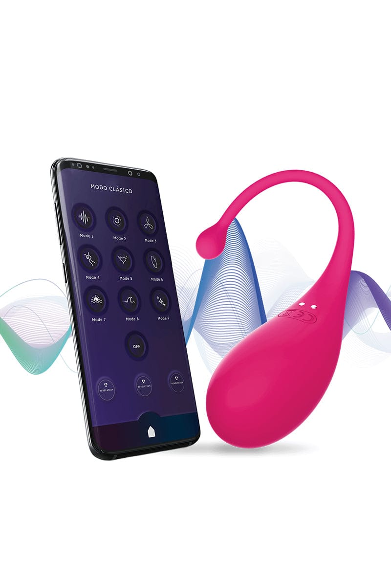 Oeuf vibrant 9 modes connecté rechargeable Palpitation - Adrien Lastic