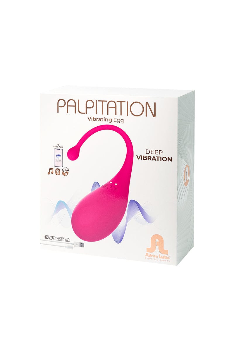 Oeuf vibrant 9 modes connecté rechargeable Palpitation - Adrien Lastic