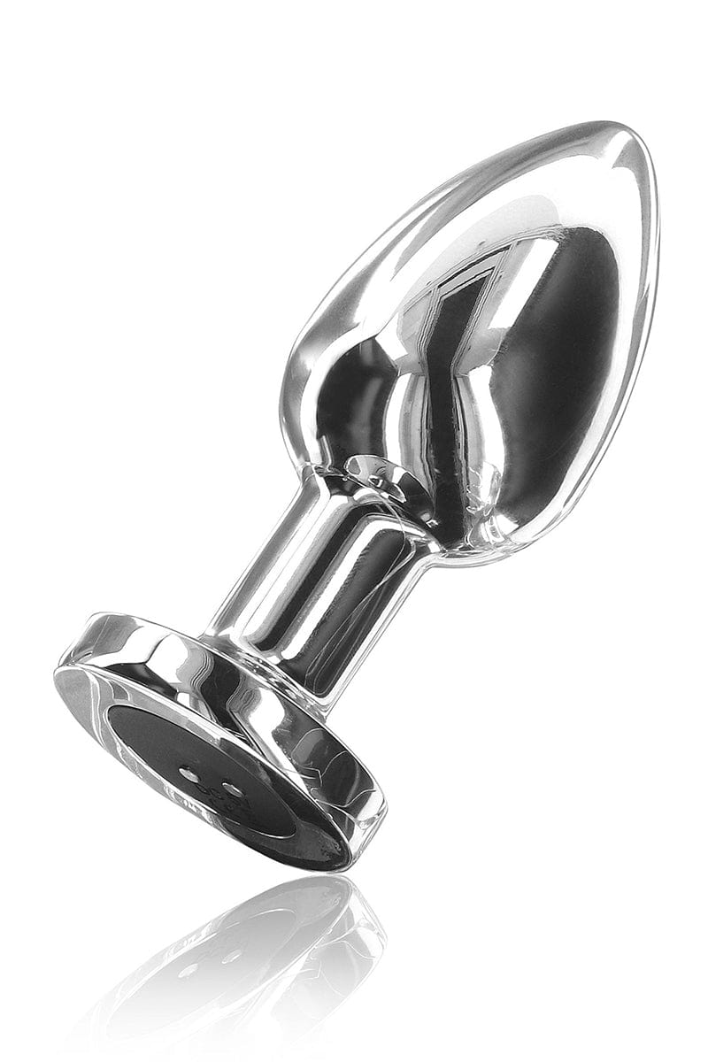 Plug anal vibrant en métal The Glider taille L - ToyJoy