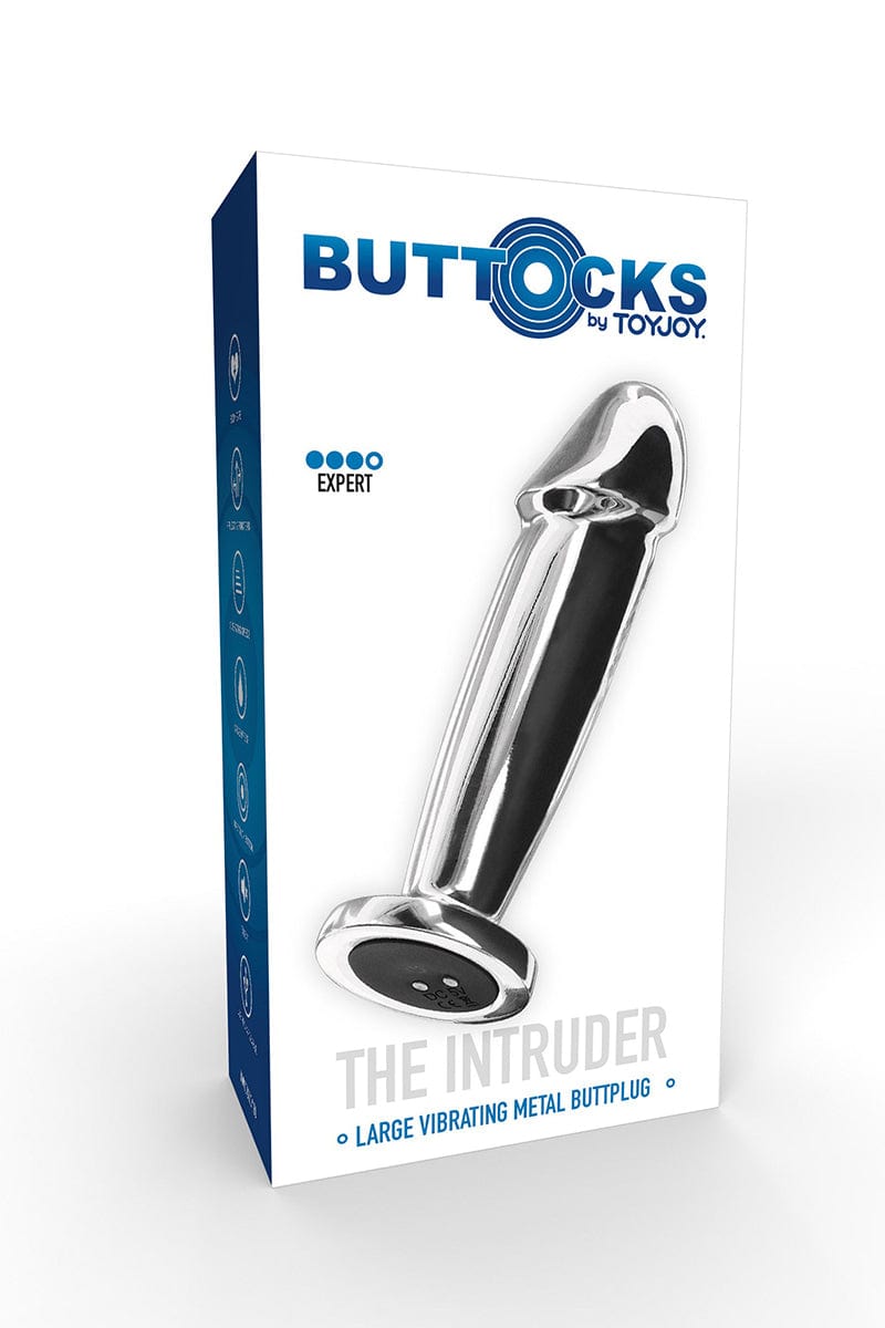 Plug anal vibrant en métal The Intruder - ToyJoy