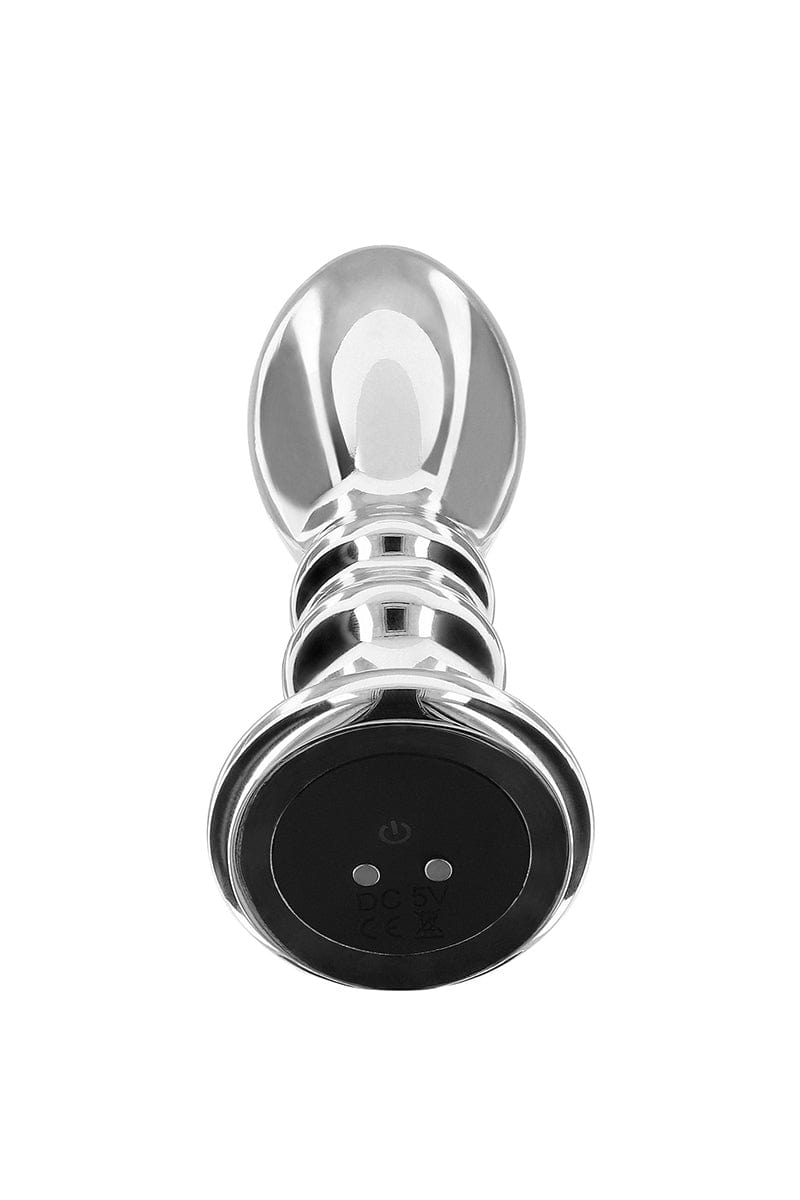 Plug anal vibrant en métal The Slider taille L - ToyJoy