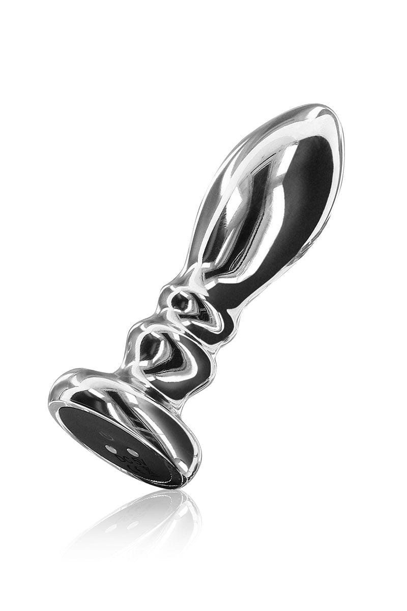 Plug anal vibrant en métal The Slider taille L - ToyJoy