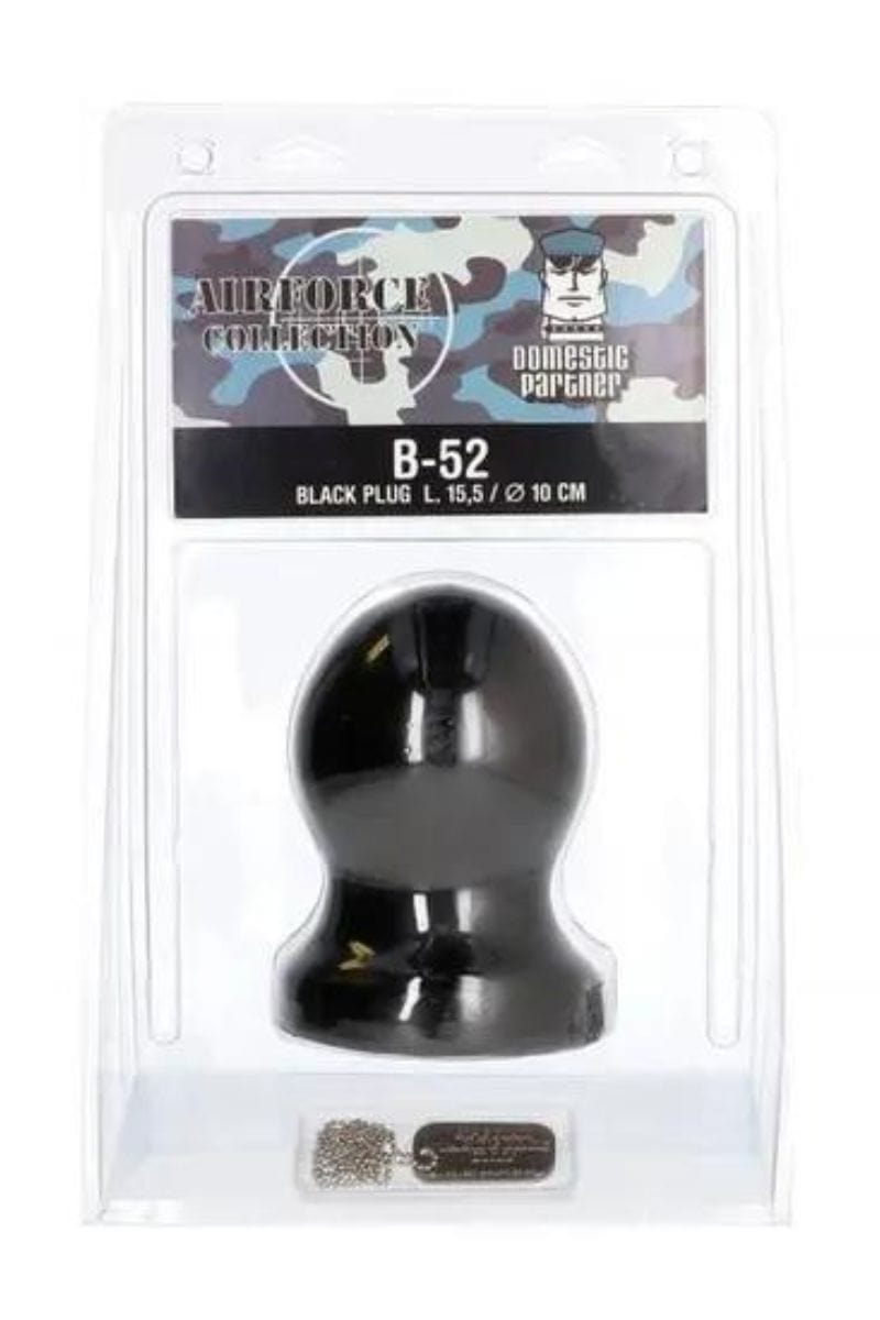 Plug anal XXL dilatation anale en caoutchouc souple 15,5x10cm B-52 - Domestic Partner