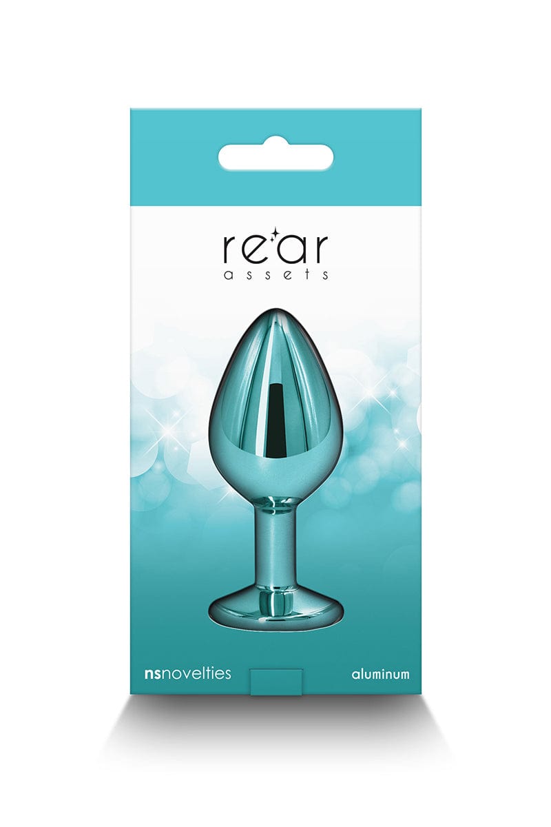 Plug bijou aluminium chromé vert M - NS Novelties