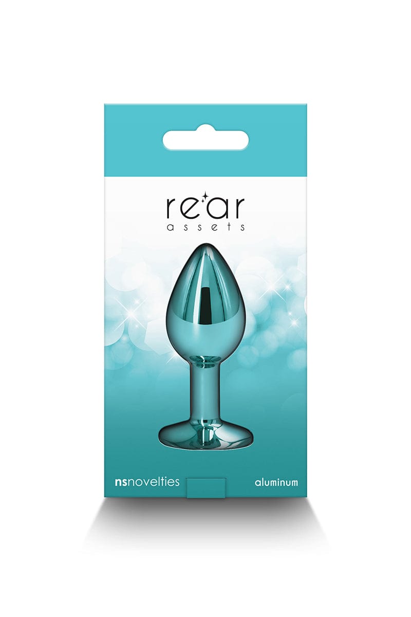 Plug bijou aluminium chromé vert S - NS Novelties