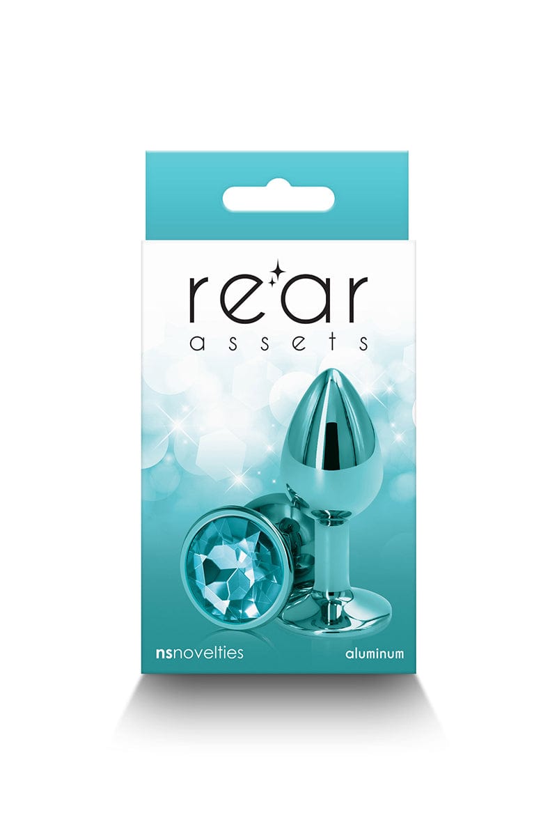 Plug bijou aluminium chromé vert S - NS Novelties