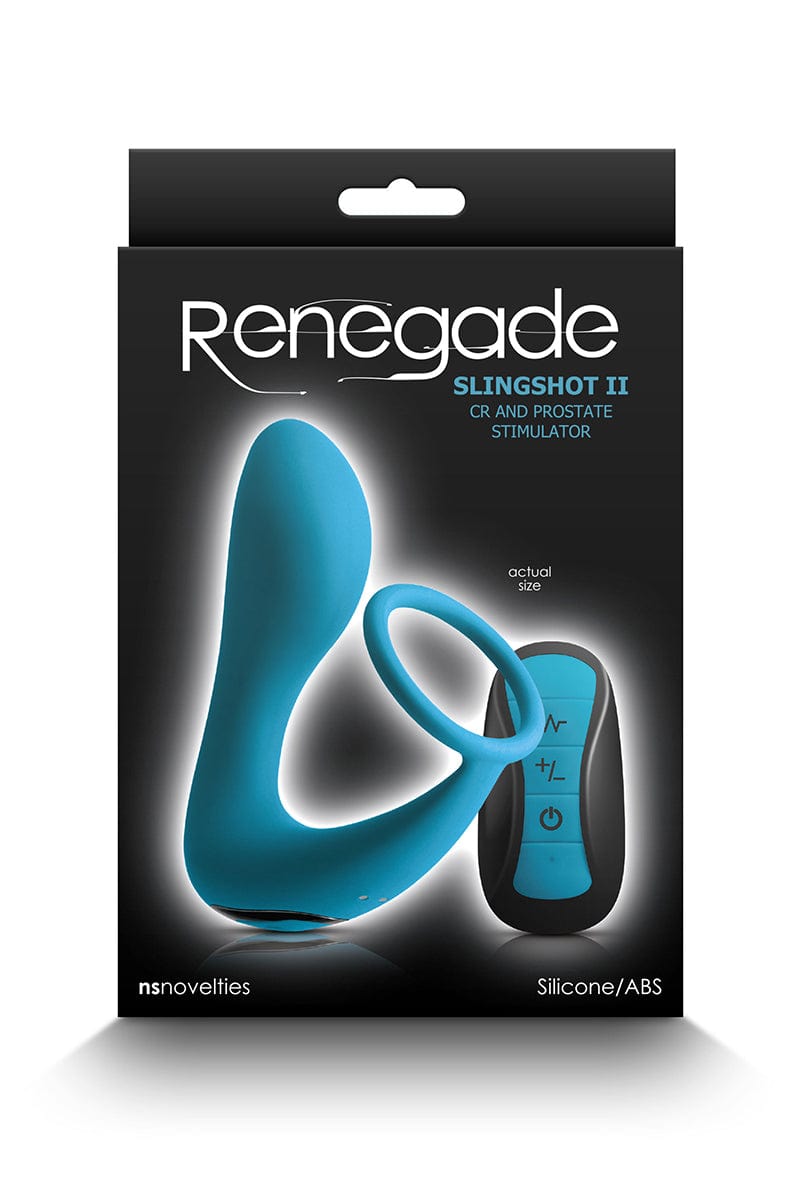 Plug prostatique télécommandé avec cockring Renegade Slingshot 2 - NS Novelties