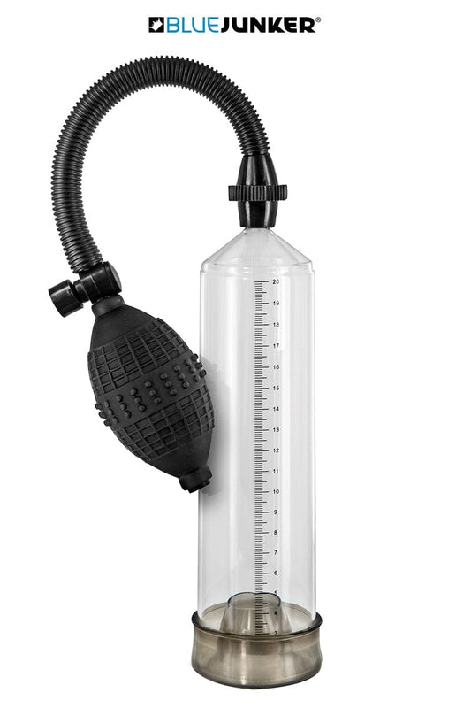 Pompe à pénis classique rapide et ergonomique 23,4cm - Blue Junker