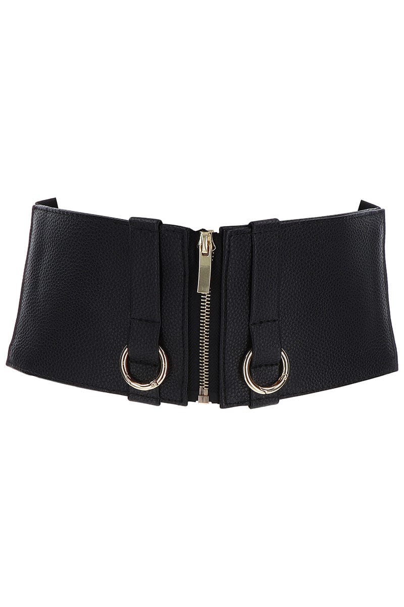 Serre-taille BDSM Bondage faux cuir et métal - Taboom