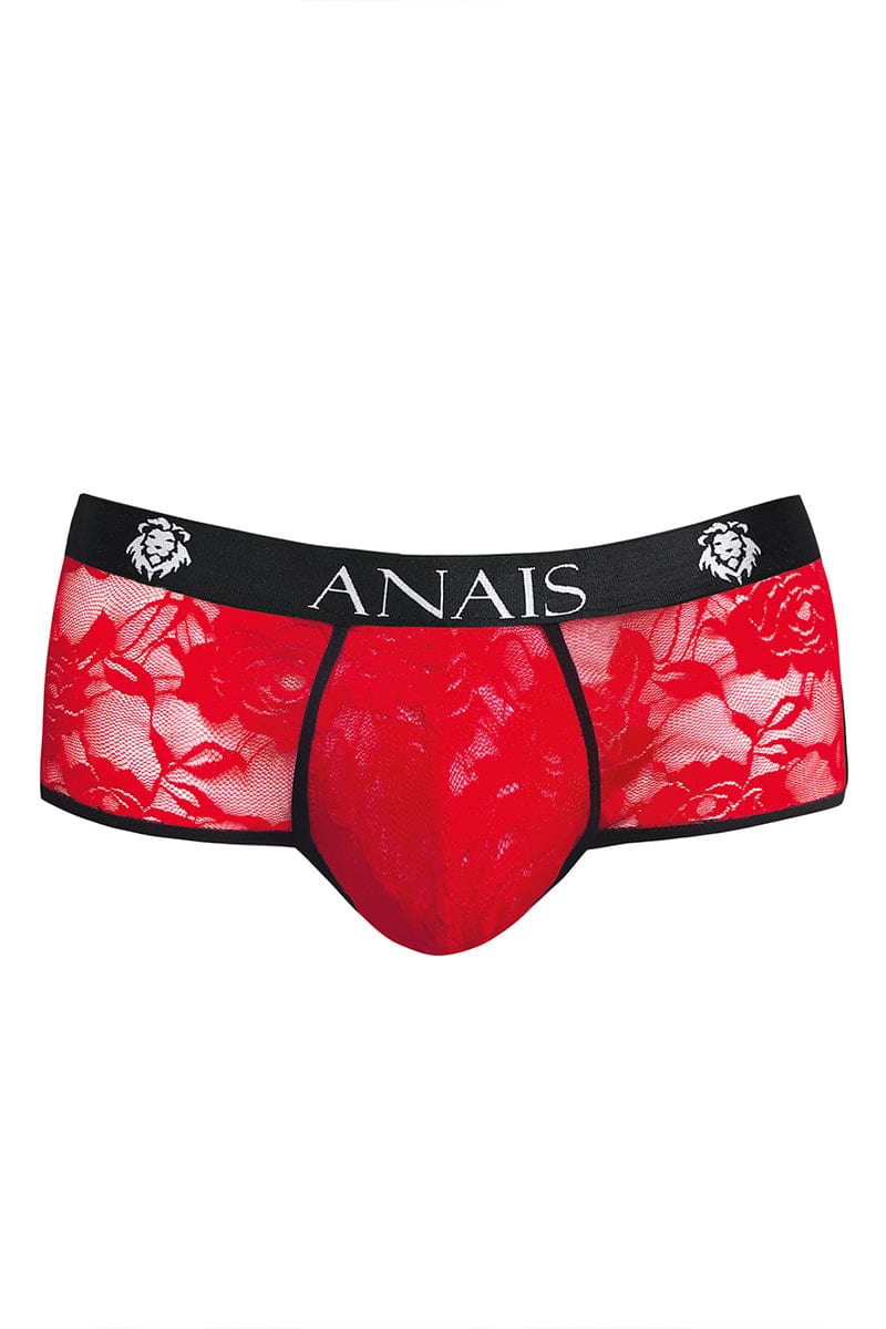 Shorty rouge en dentelle pour homme Brave - Anaïs for Men