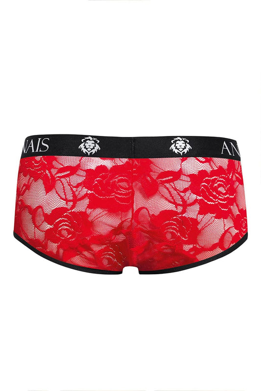 Shorty rouge en dentelle pour homme Brave - Anaïs for Men