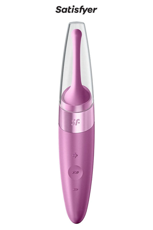 Stimulateur 12 modes de vibrations Twirling Delight Framboise - Satisfyer