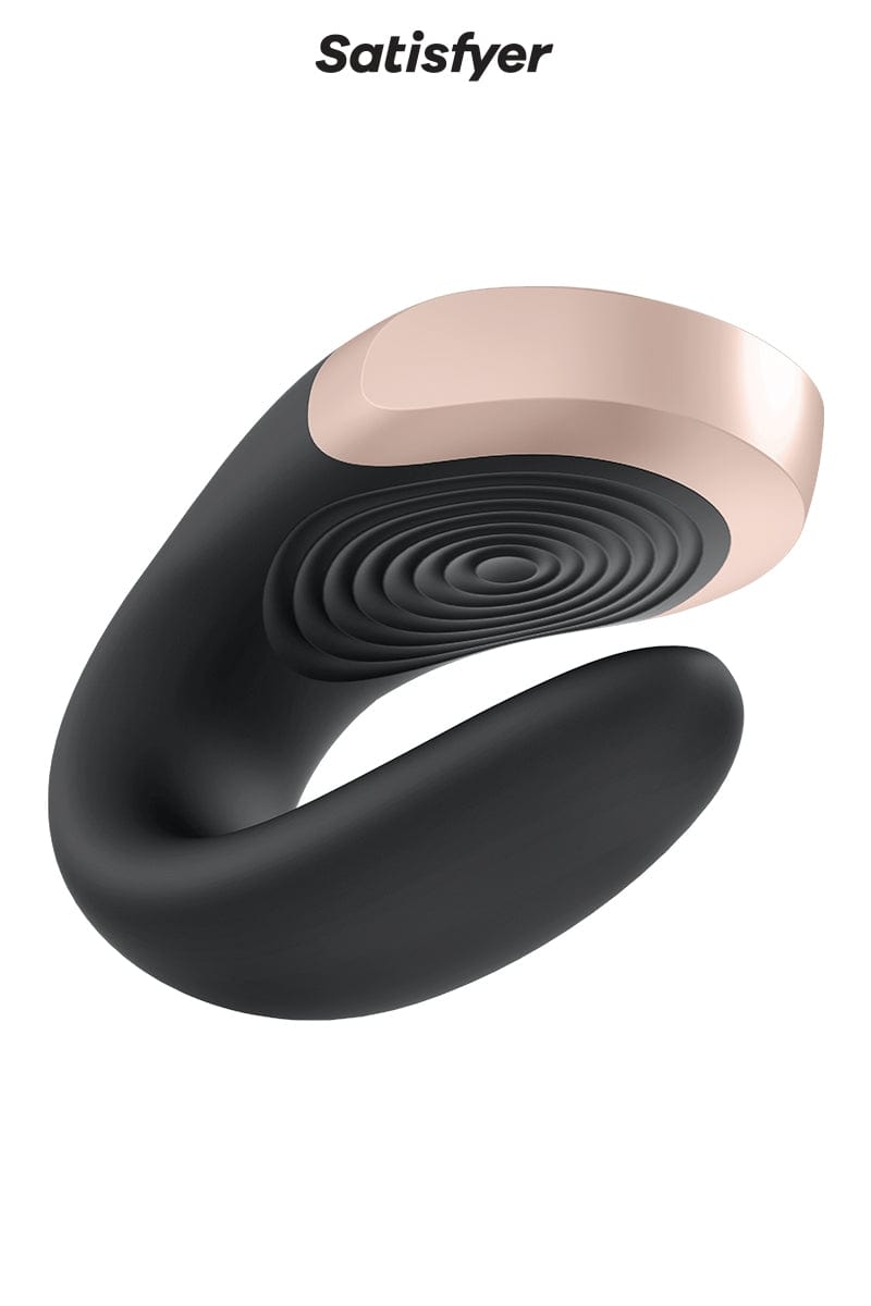 Stimulateur de luxe pour couple Double Love noir - Satisfyer