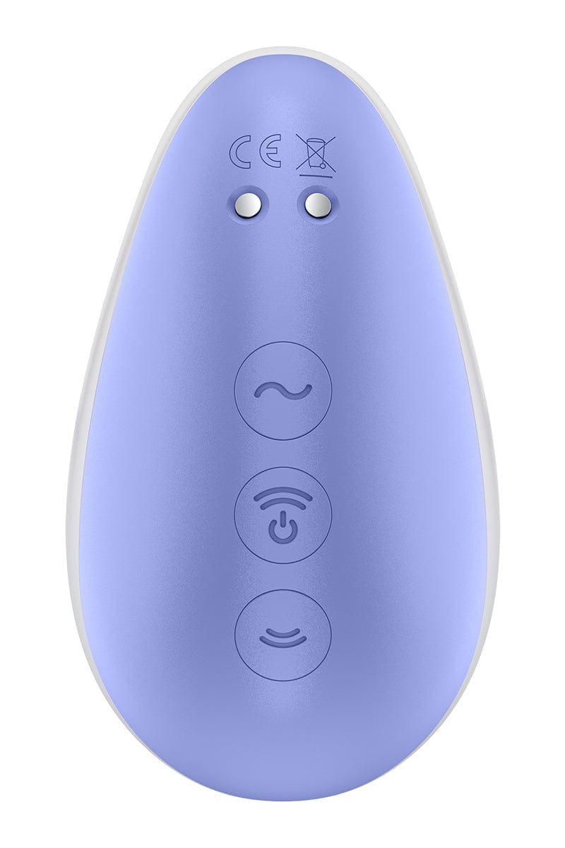 Stimulateur Pixie Dust air pulsé et vibrations rose et violet - Satisfyer