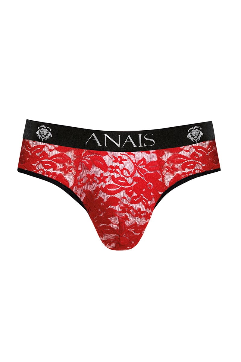 String sexy rouge à dentelle pour homme Brave - Anaïs for Men