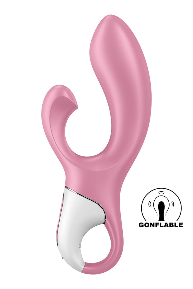 Vibromasseur rabbit gonflable Air Pump Bunny 2 rose - Satisfyer