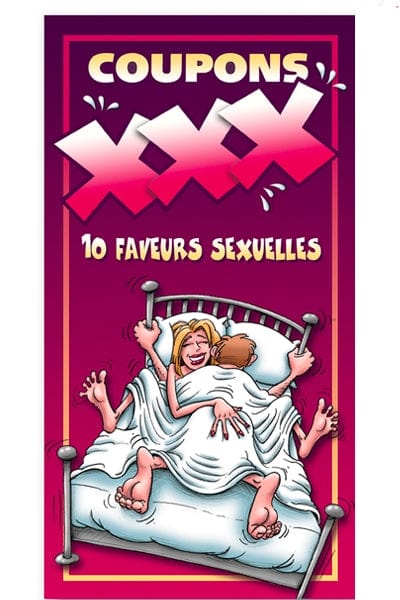 10 coupons avec défis et faveurs sexuels pour couple coquin XXX - Ozzé