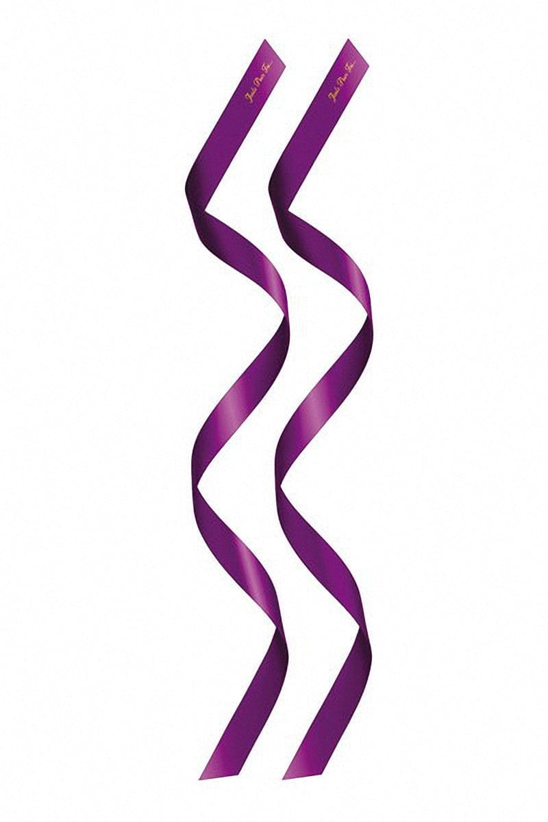 2 liens BDSM satin pourpre jeux d’attaches couple SM - Sweet Caress
