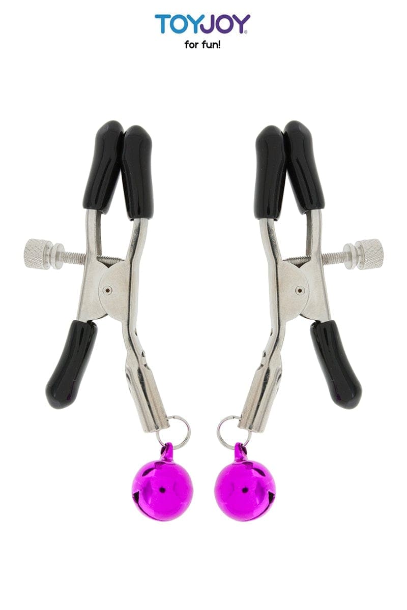 2 pinces à tétons avec grelots Nipple Teasers idéal débutant - ToyJoy