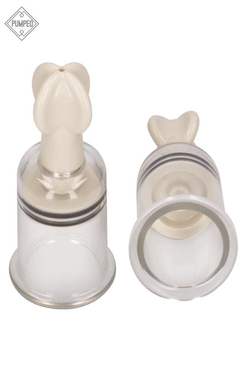 2 ventouses à tétons succion intense taille M diamètre 2,8cm - Pumped