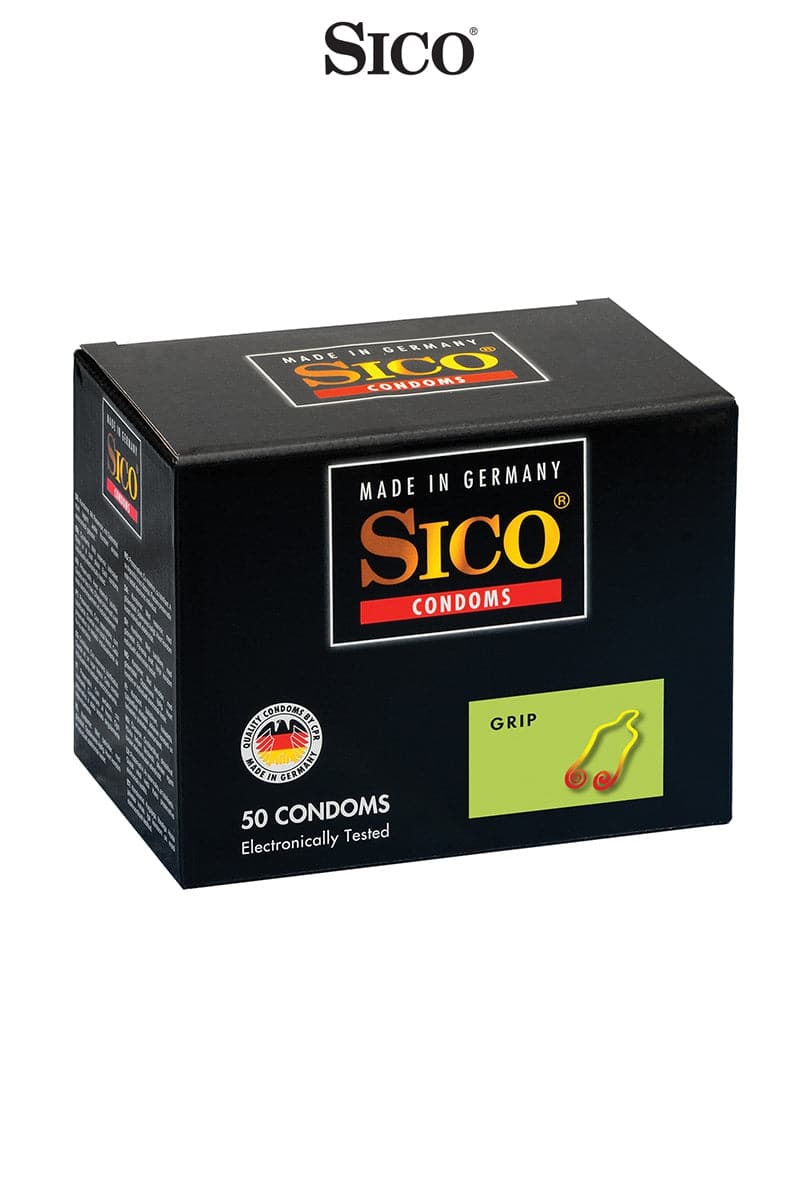50 préservatifs Sico GRIP