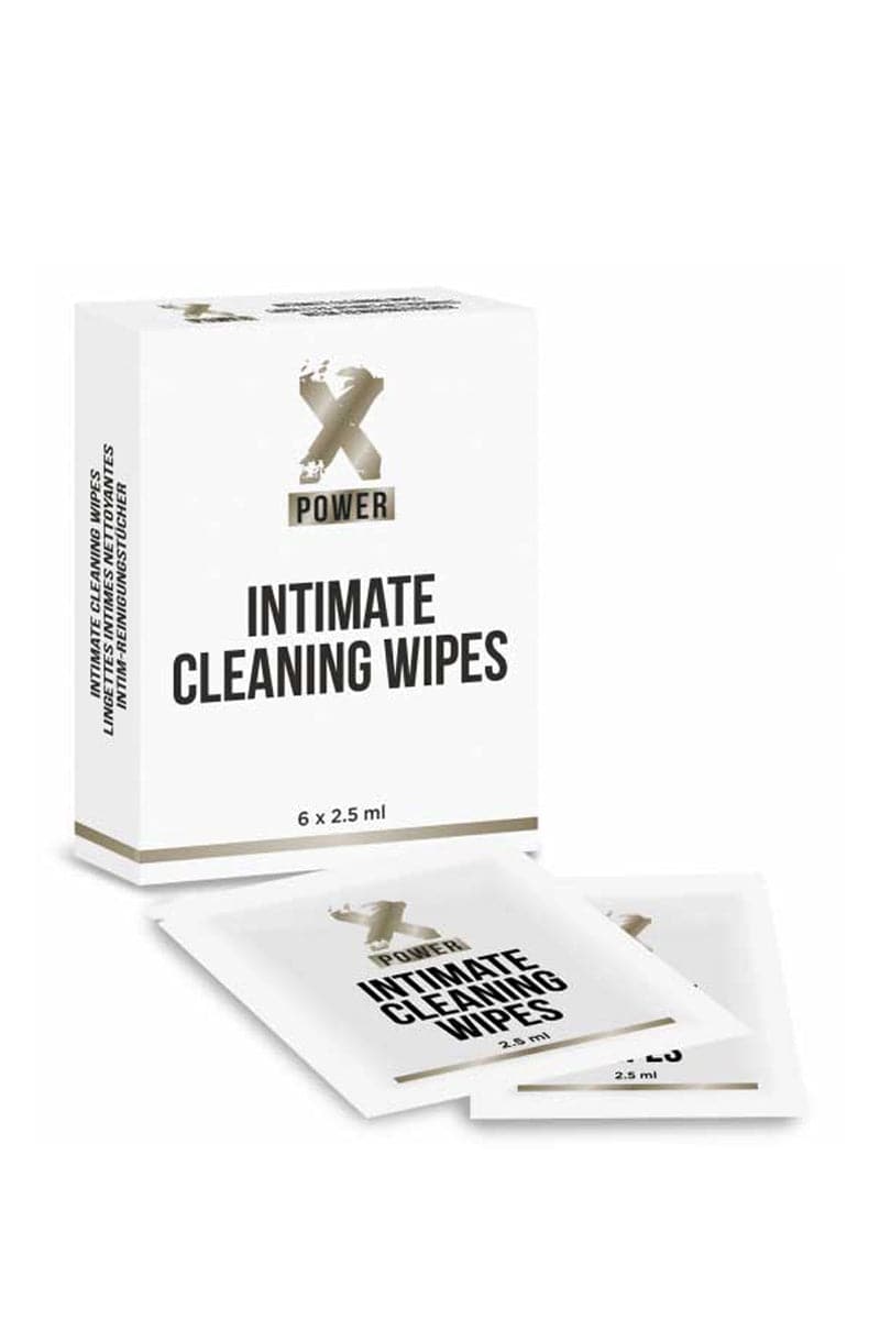 6 lingettes nettoyantes et rafraîchissantes pour parties intimes homme et femme - XPower