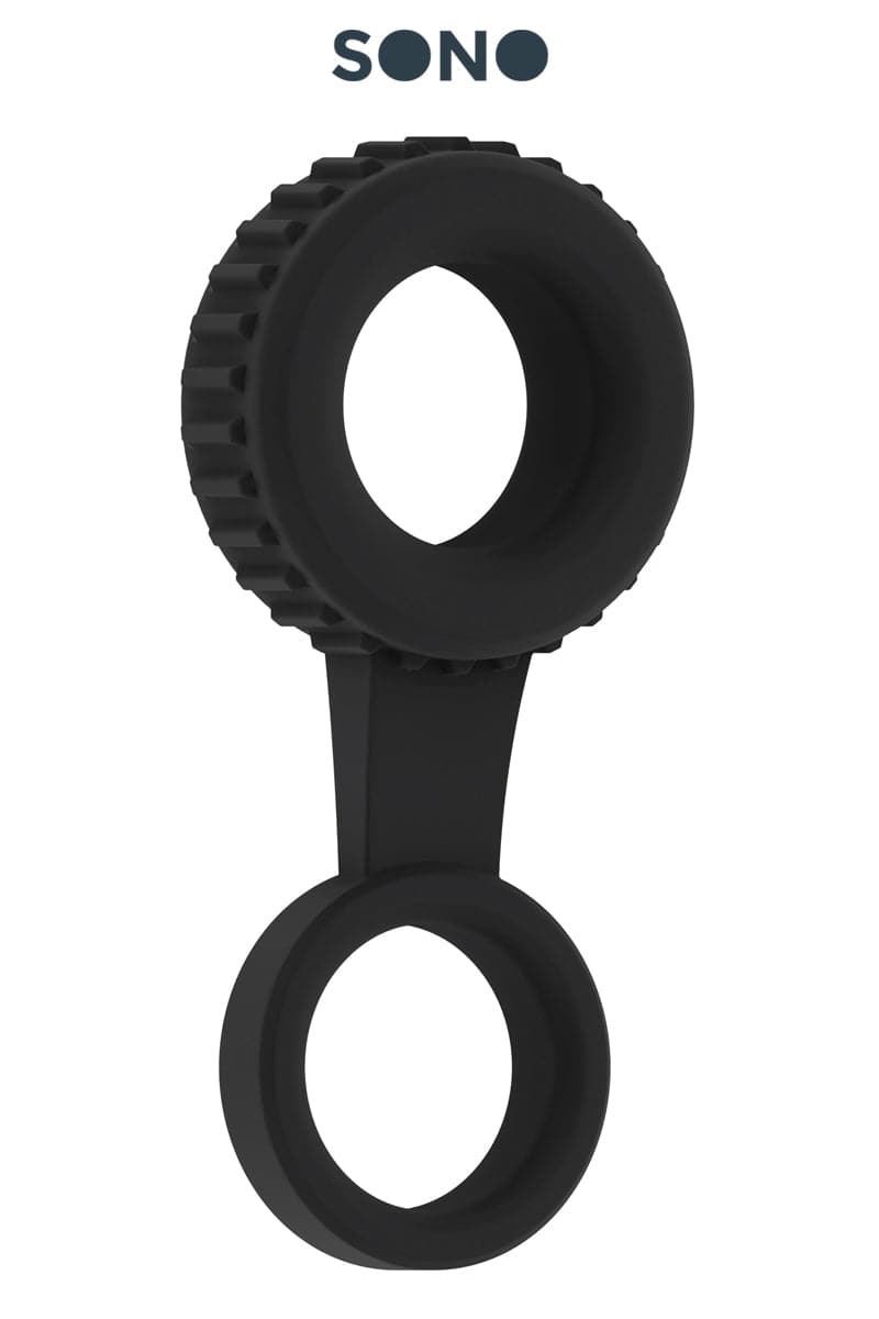Anneau pénien avec ball strap intégrée en TPE souple et doux 47 - Sono