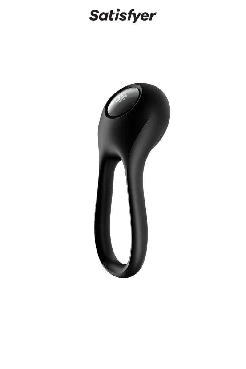 Anneau vibrant pénis et testicules Majestic Duo pour couple - Satisfyer